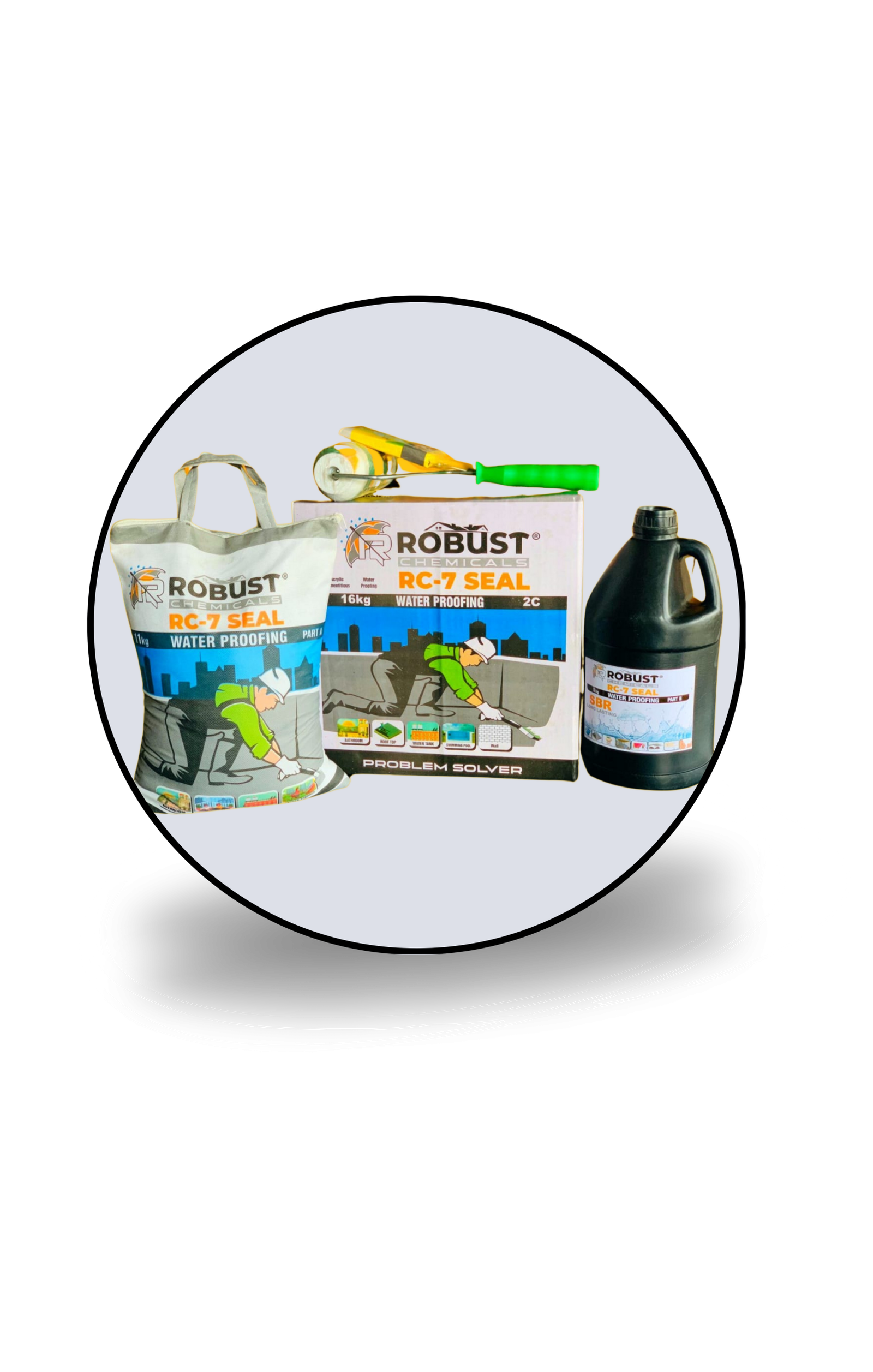 Robust RC-7 Seal | Best Liquid Waterproofing & Heatproofing Chemical for Roofs, Basements & Concrete Structures Worldwide