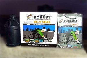 Robust RC-7 Seal, waterproofing chemical Pakistan, two-component polyurethane seal, roof waterproofing, basement protection, terrace waterproofing,