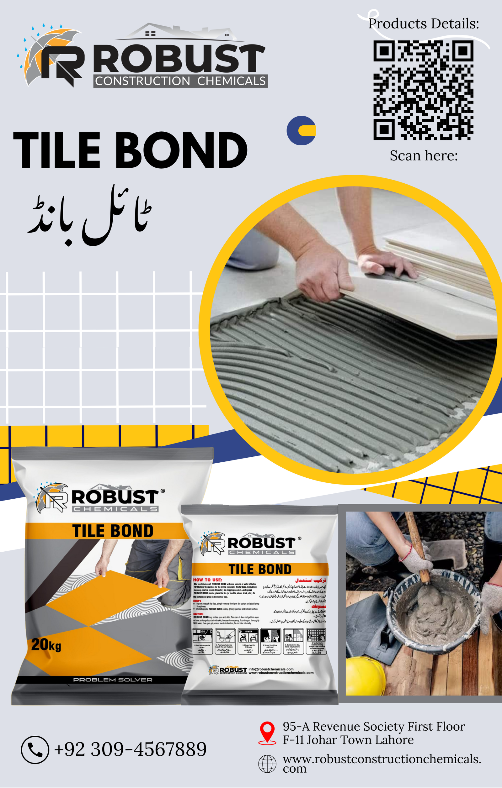 Ultra Best Tile Bond in Pakistan | Strong & Durable Tile Adhesive for Floors, Kitchens & Bathrooms
