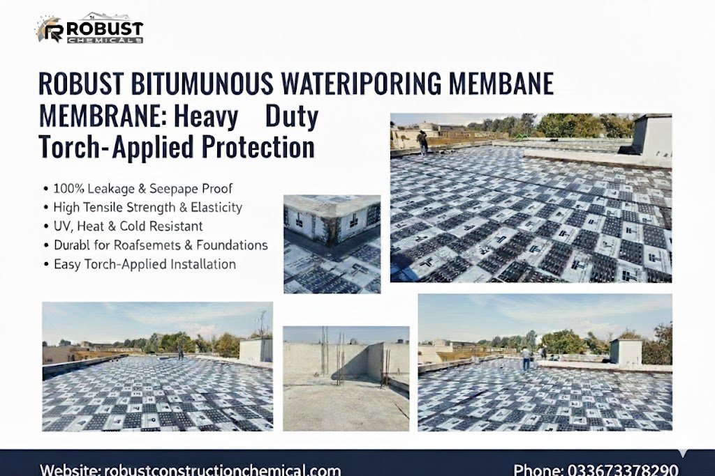 Premium Membrane Sheet | Waterproofing & Heatproofing Solution for Roofs & Basements