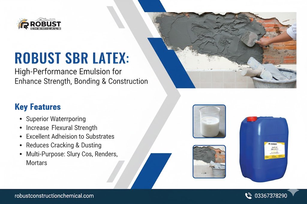High-Performance SBR | Waterproofing, Crack Resistance & Durable Construction Solution
